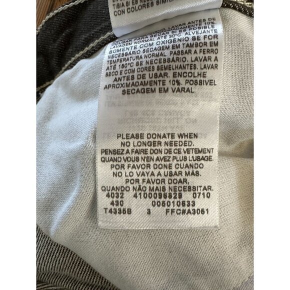 Levi Mens 501 Straight Leg Button Fly Brown Jeans 38x32 cotton wide leg denim - Picture 7 of 9